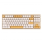 Honey Milk New 104+36 XDA profile Keycap Set Cherry MX PBT DYE Sublimation for Mechanical Gaming Keyboard